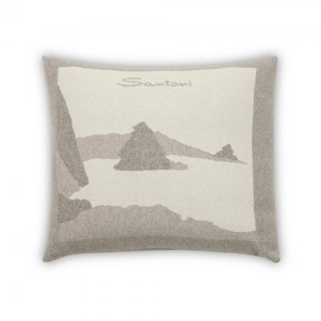 Cuscino in tessuto beige - Naturale