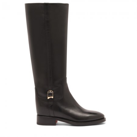 Stivale da donna in pelle nera - Nero