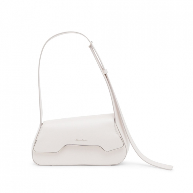 Borsa ThePluto in pelle bianca - Bianco
