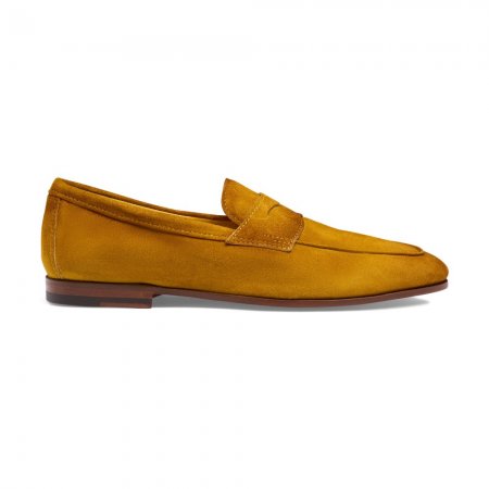 Mocassino Carlo da uomo in suede giallo - Giallo