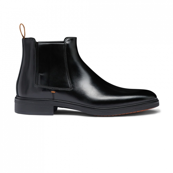 Stivaletto Easy da uomo in pelle nera - Nero