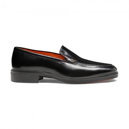 Mocassino Easy da uomo in pelle nera - Nero