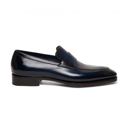 Mocassino penny Limited Edition da uomo in pelle blu - Blu