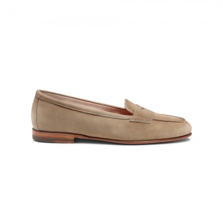 Mocassino Carla da donna in suede beige - Naturale