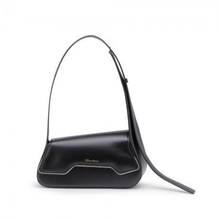 Borsa ThePluto in pelle nera - Nero