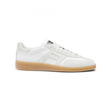 Sneaker DBS Oly da donna in pelle bottalata bianca - Bianco