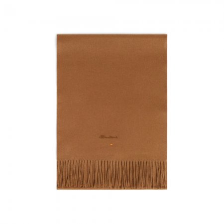 Sciarpa in cashmere marrone chiaro - Marrone chiaro