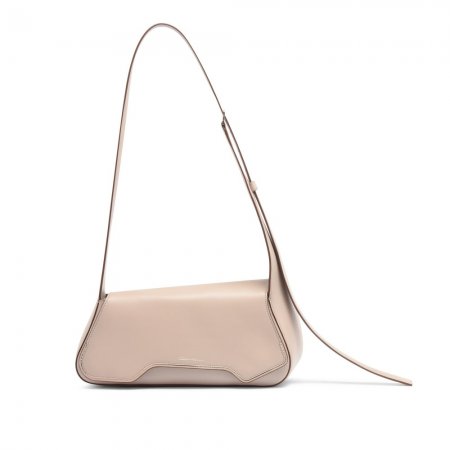 Borsa ThePluto in pelle beige - Naturale