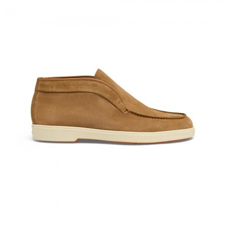Stivaletto desert da donna in suede marrone chiaro - Marrone chiaro