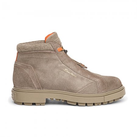 Scarponcino da montagna da uomo in suede marrone - Marrone