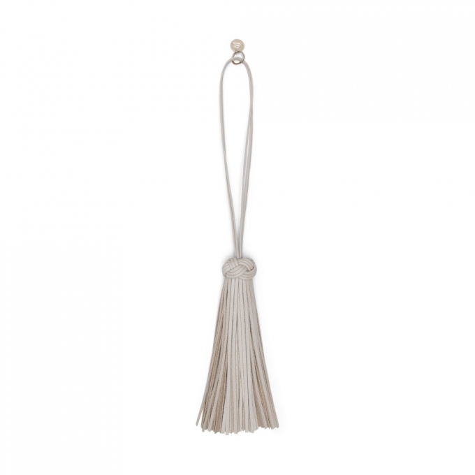 Charm nappina in pelle beige - Naturale