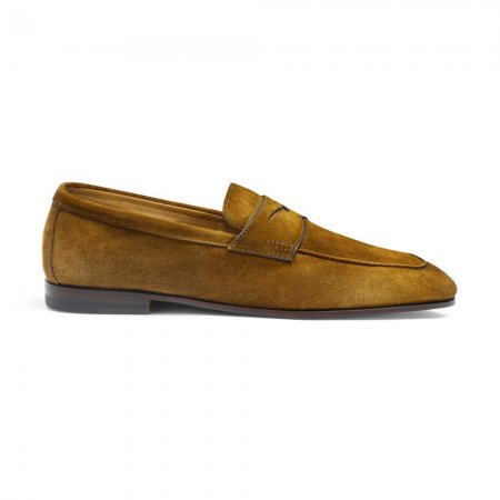 Mocassino Carlo da uomo in suede verde - Verde