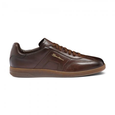 Sneaker DBS Oly da uomo in pelle testa di moro - Testa di moro