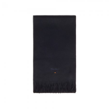 Sciarpa in cashmere blu - Blu