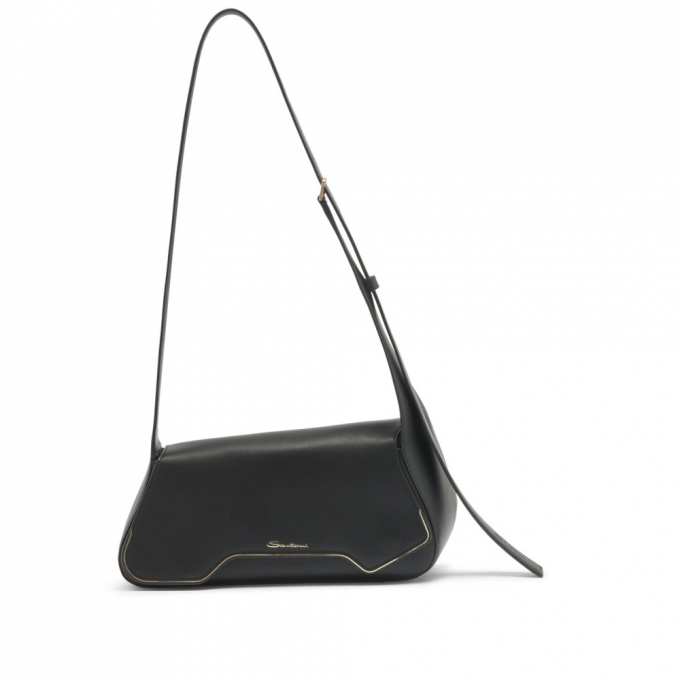 Borsa ThePluto in pelle nera - Nero