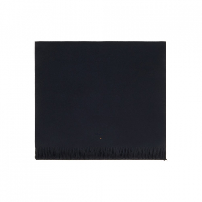 Sciarpa in cashmere blu - Blu