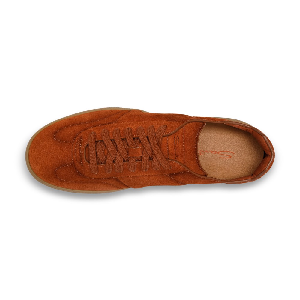 Sneaker DBS Oly da uomo in suede arancione - Arancione