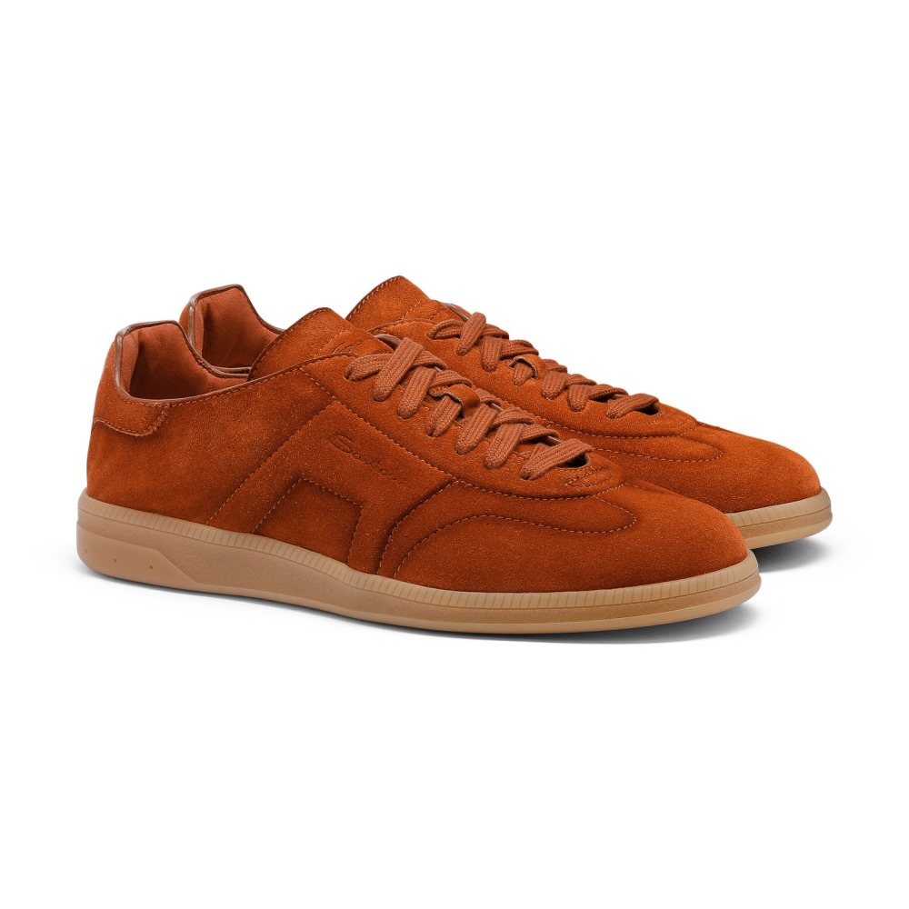 Sneaker DBS Oly da uomo in suede arancione - Arancione