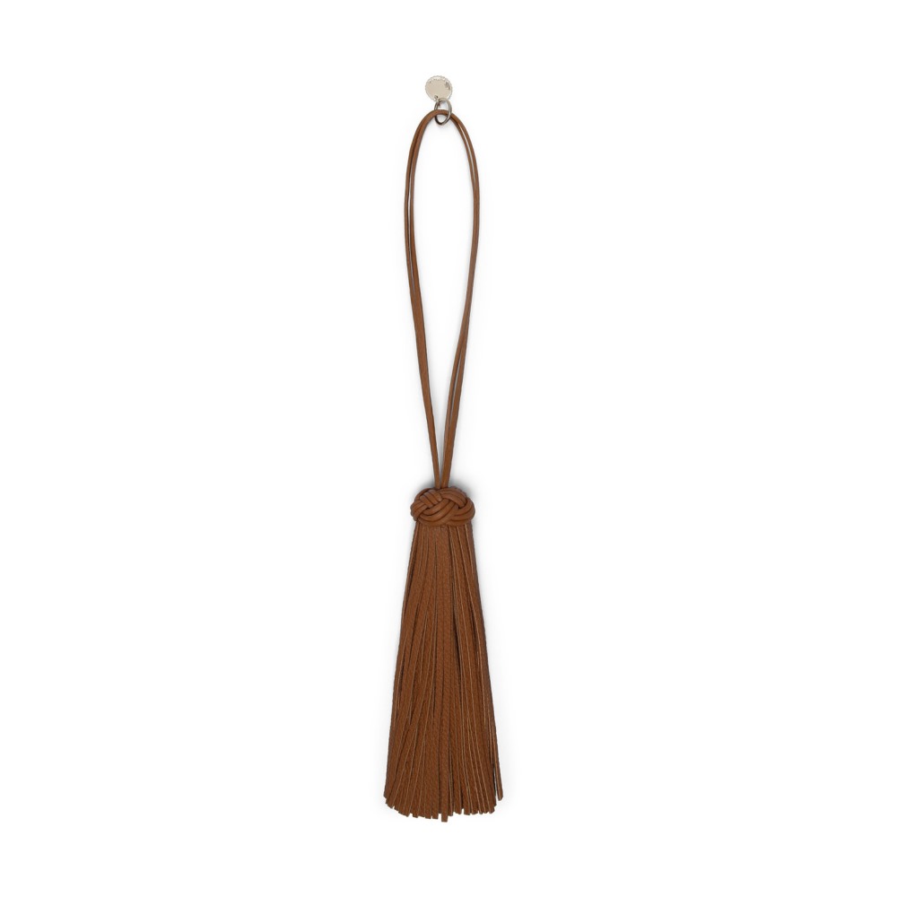 Charm nappina in pelle marrone - Marrone