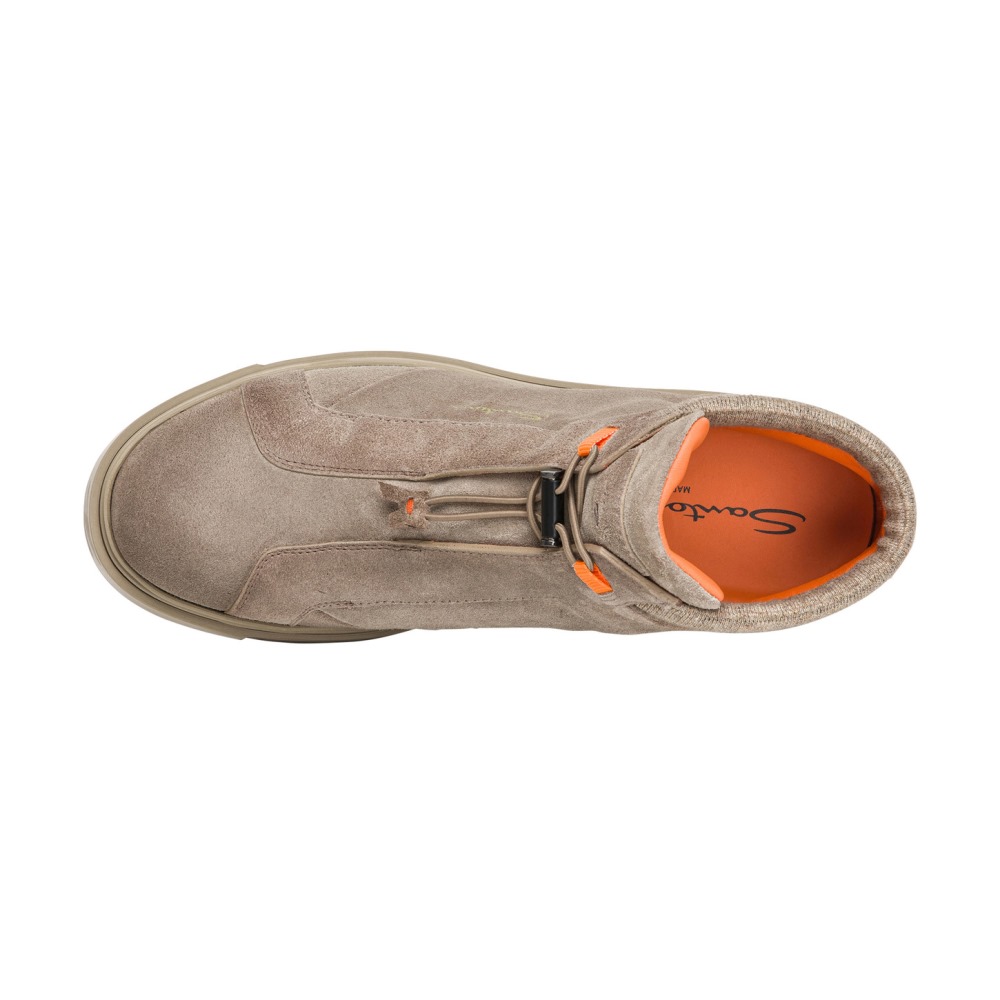 Scarponcino da montagna da uomo in suede marrone - Marrone