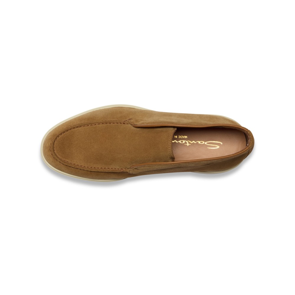 Stivaletto desert da donna in suede marrone chiaro - Marrone chiaro