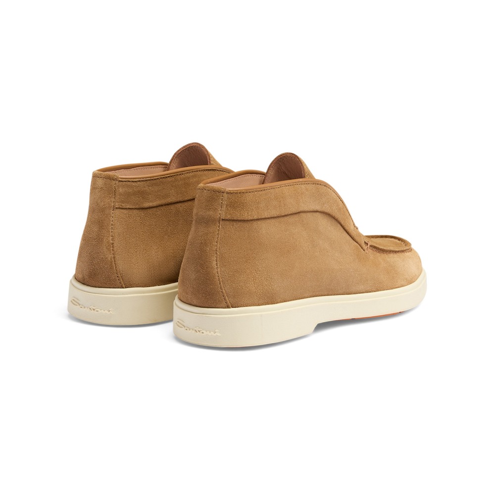 Stivaletto desert da donna in suede marrone chiaro - Marrone chiaro
