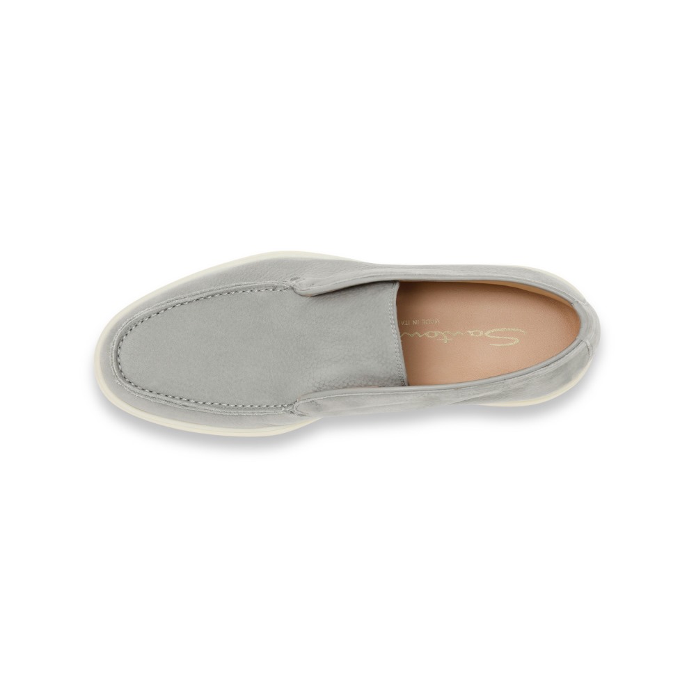 Stivaletto desert da donna in nabuk grigio - Grigio