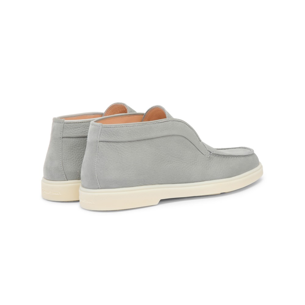 Stivaletto desert da donna in nabuk grigio - Grigio