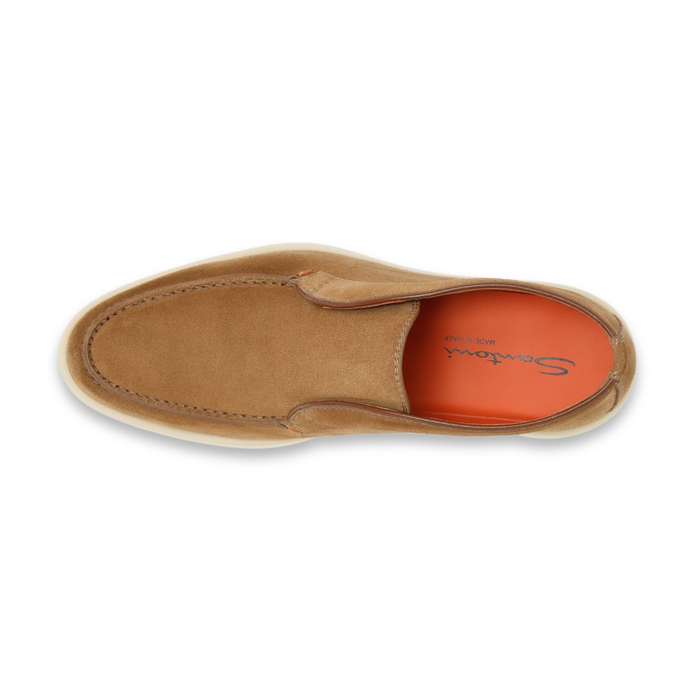 Stivaletto desert da uomo in suede marrone - Marrone chiaro