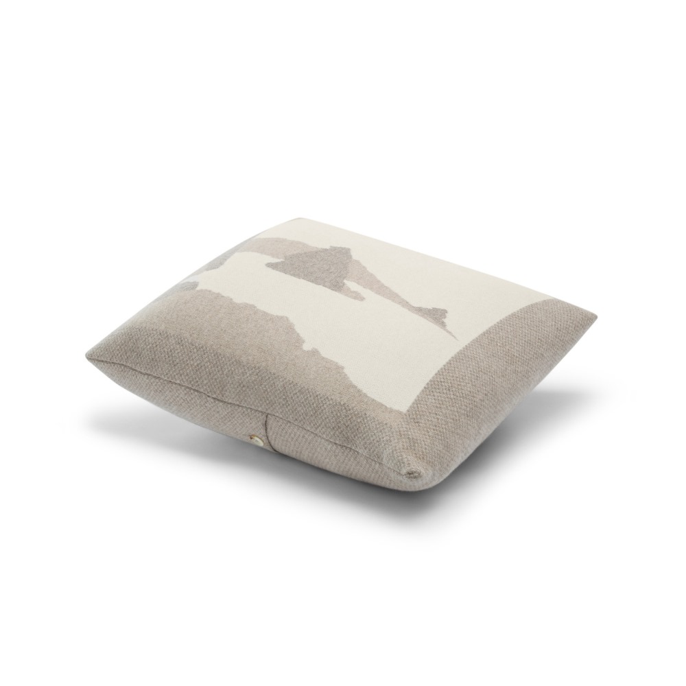 Cuscino in tessuto beige - Naturale