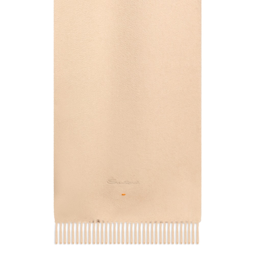 Sciarpa in cashmere beige - Naturale