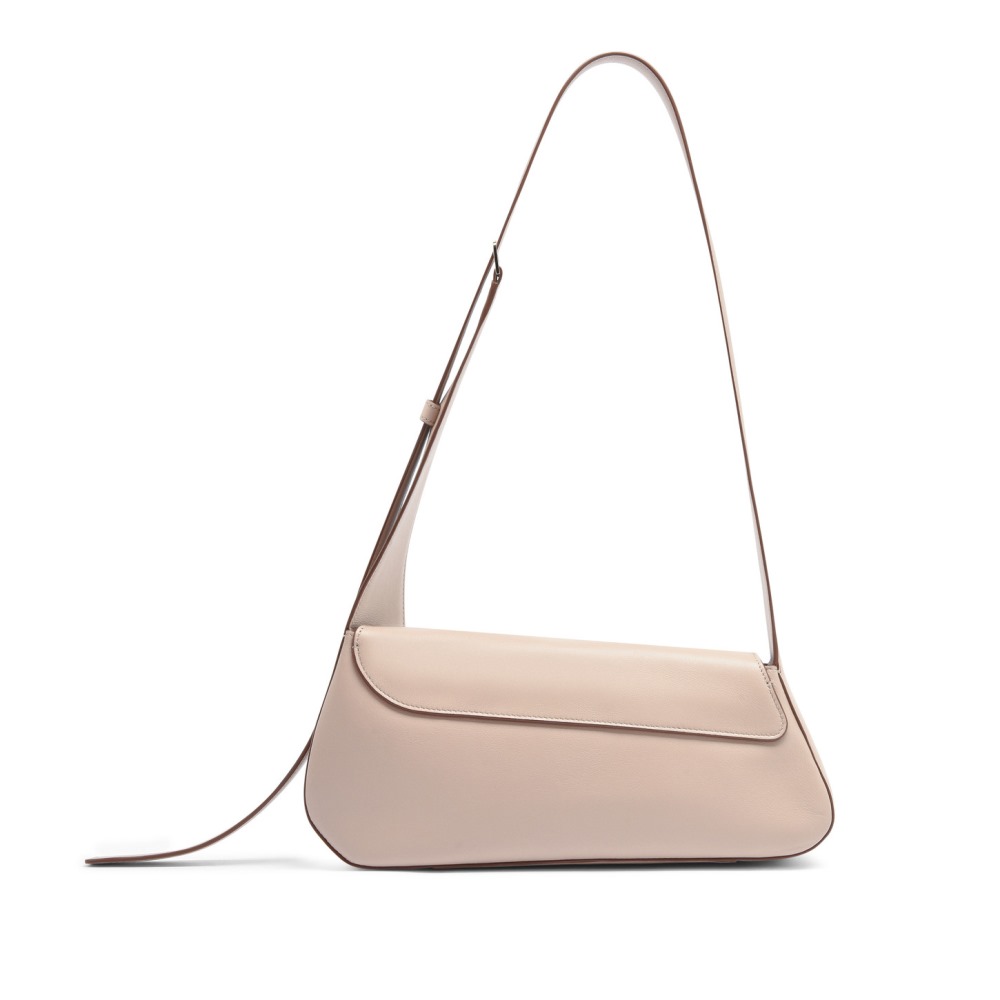 Borsa ThePluto in pelle beige - Naturale