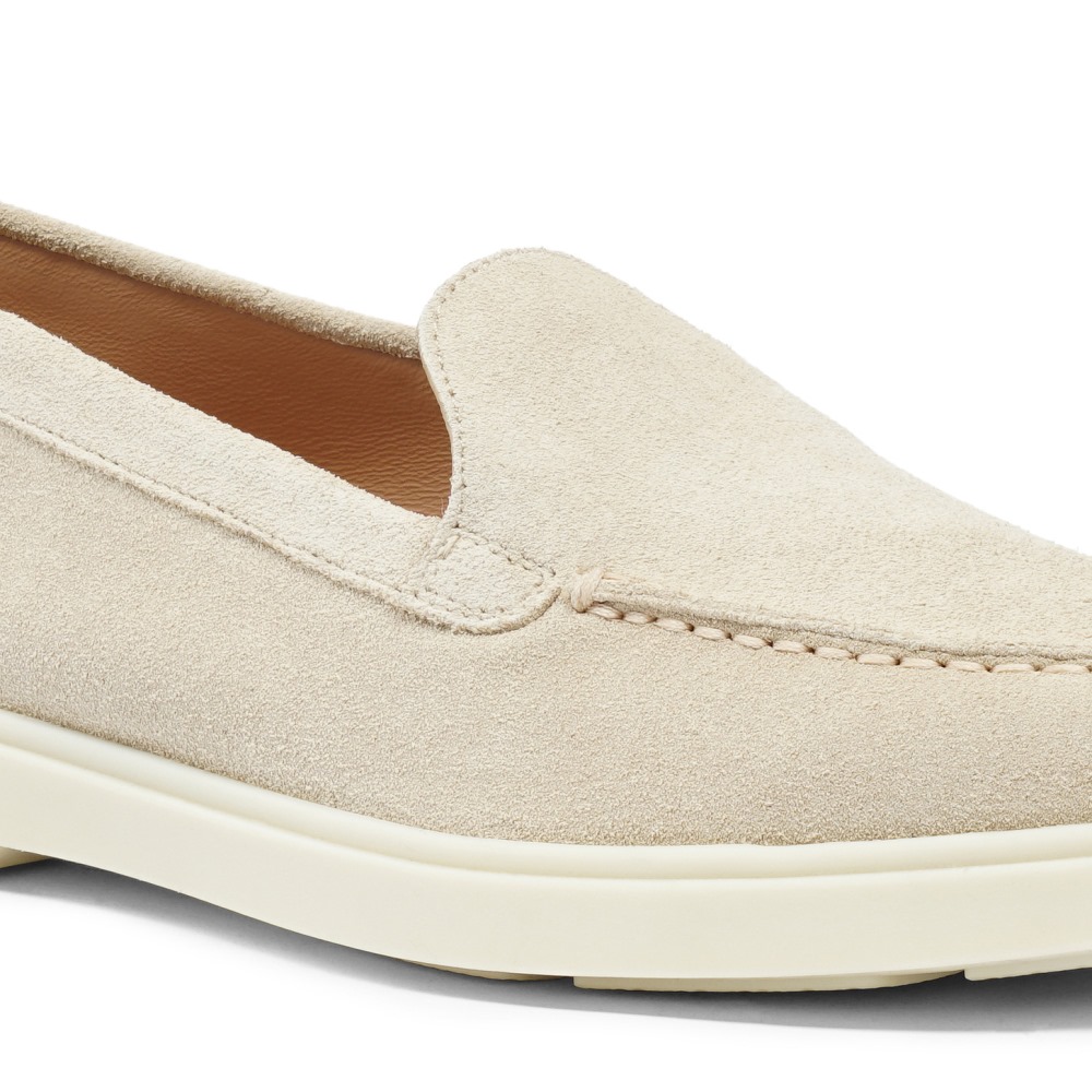 Mocassino da donna in suede rosa - Rosa