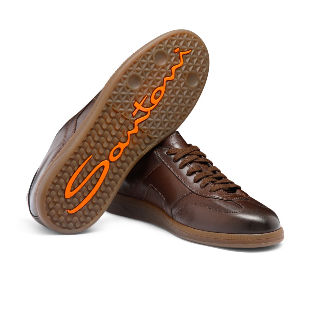 Sneaker DBS Oly da uomo in pelle testa di moro - Testa di moro