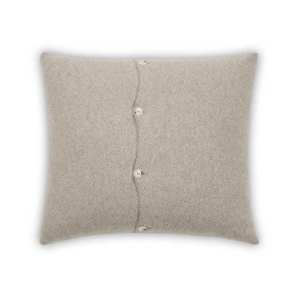 Cuscino in tessuto beige - Naturale