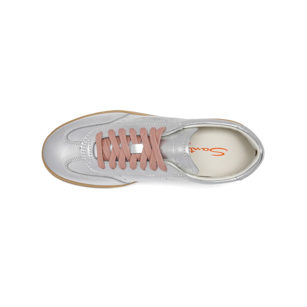 Sneaker DBS Oly da donna in pelle laminata argento - Argento