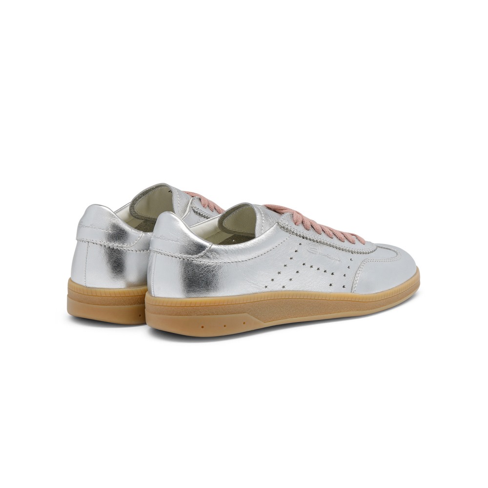 Sneaker DBS Oly da donna in pelle laminata argento - Argento