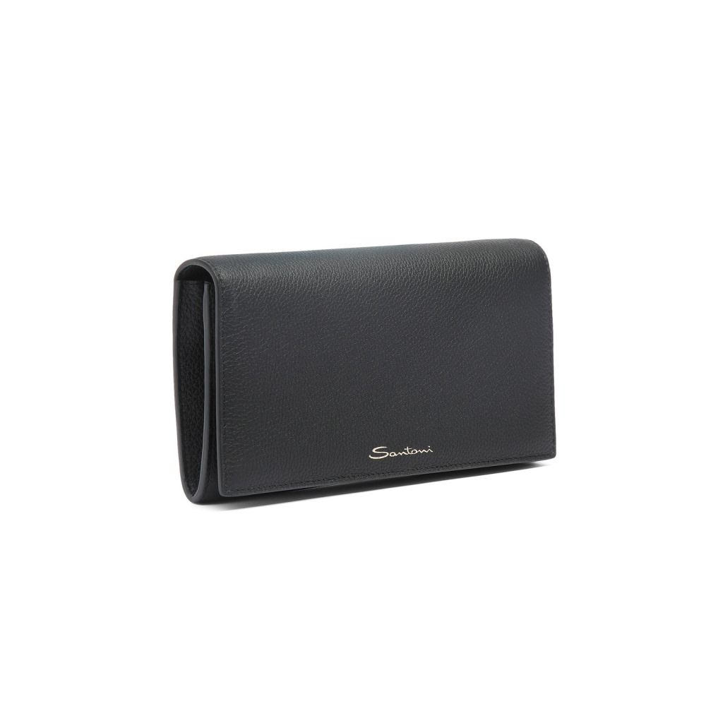 Borsa a tracolla in pelle nera - Nero