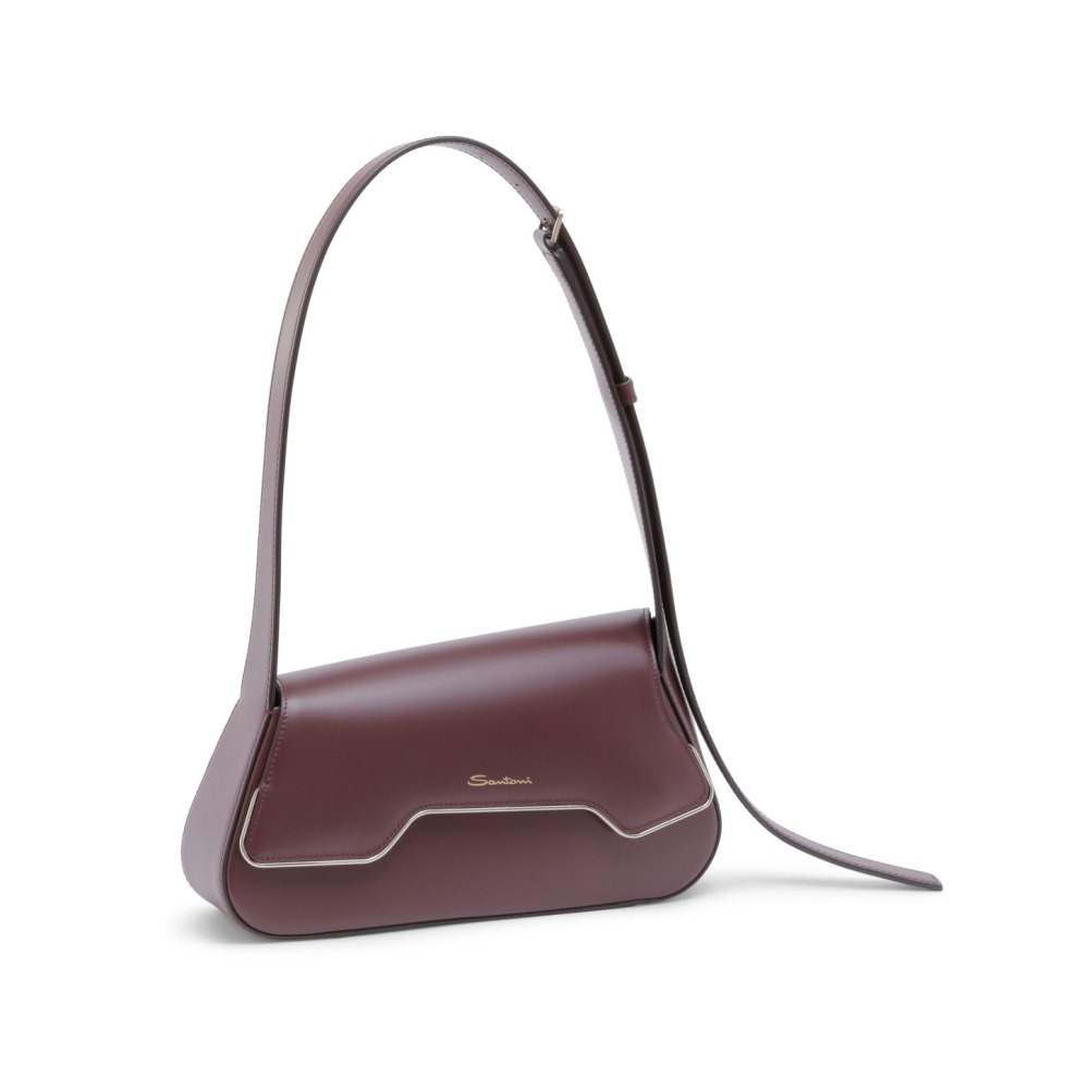 Borsa ThePluto in pelle bordeaux - Bordeaux