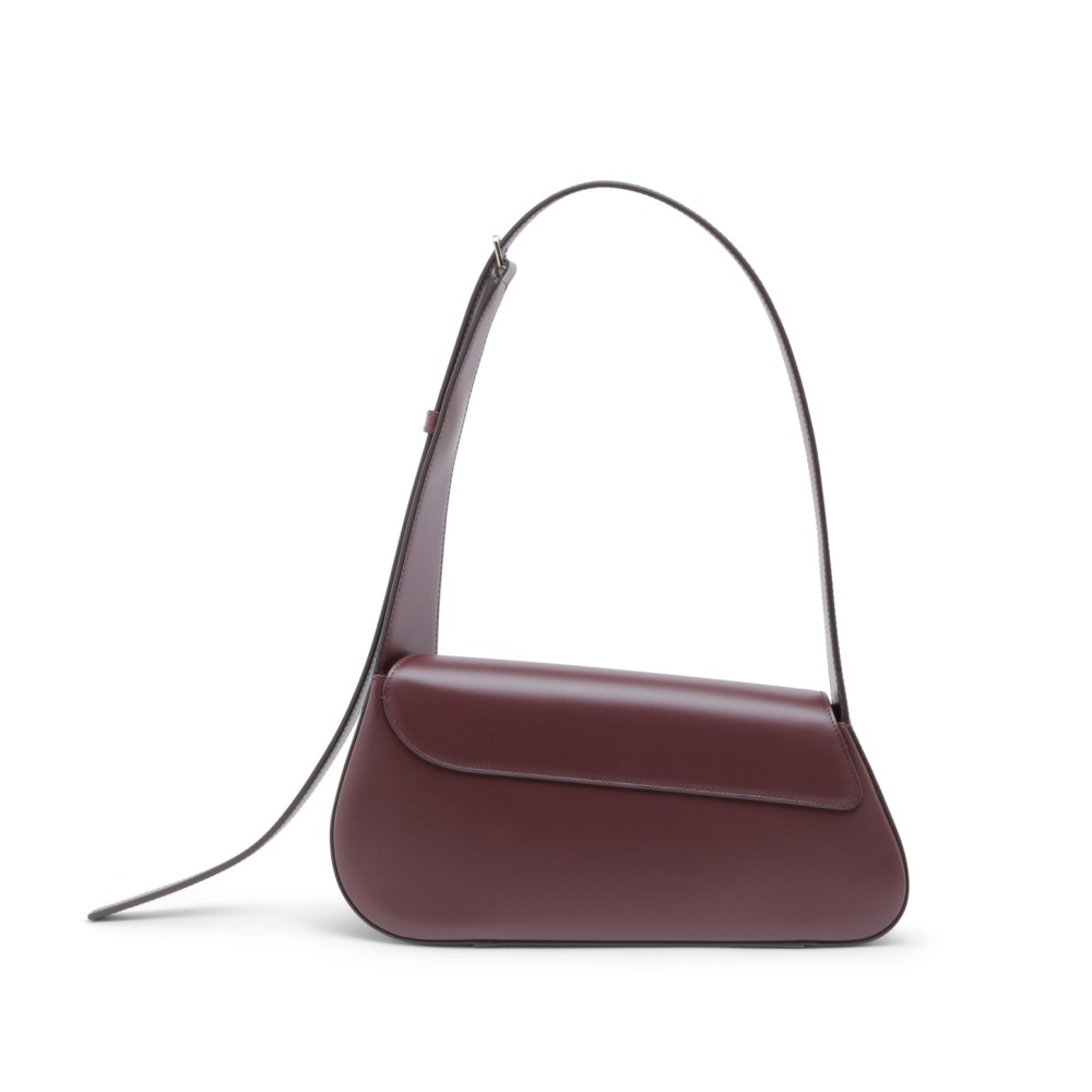 Borsa ThePluto in pelle bordeaux - Bordeaux