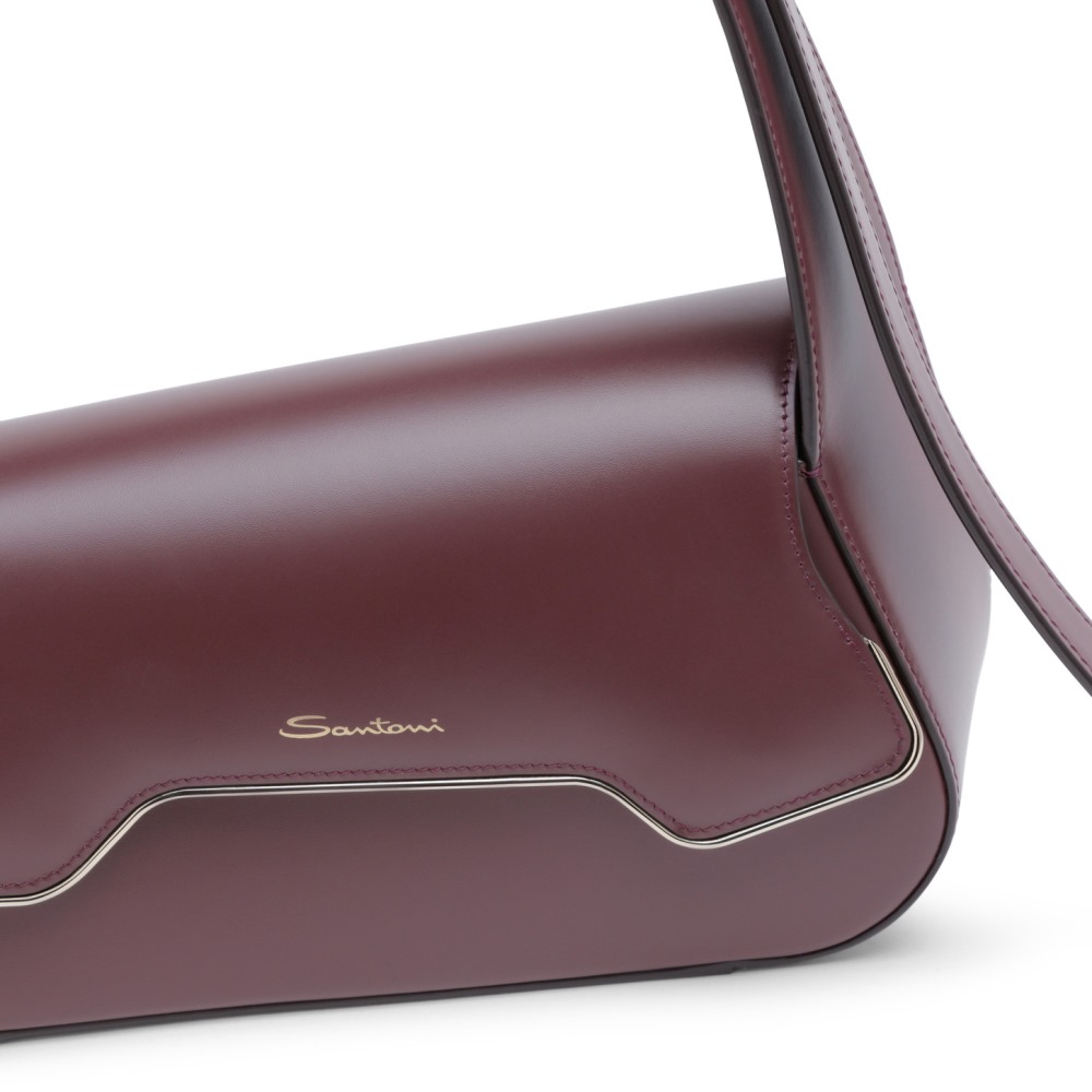 Borsa ThePluto in pelle bordeaux - Bordeaux